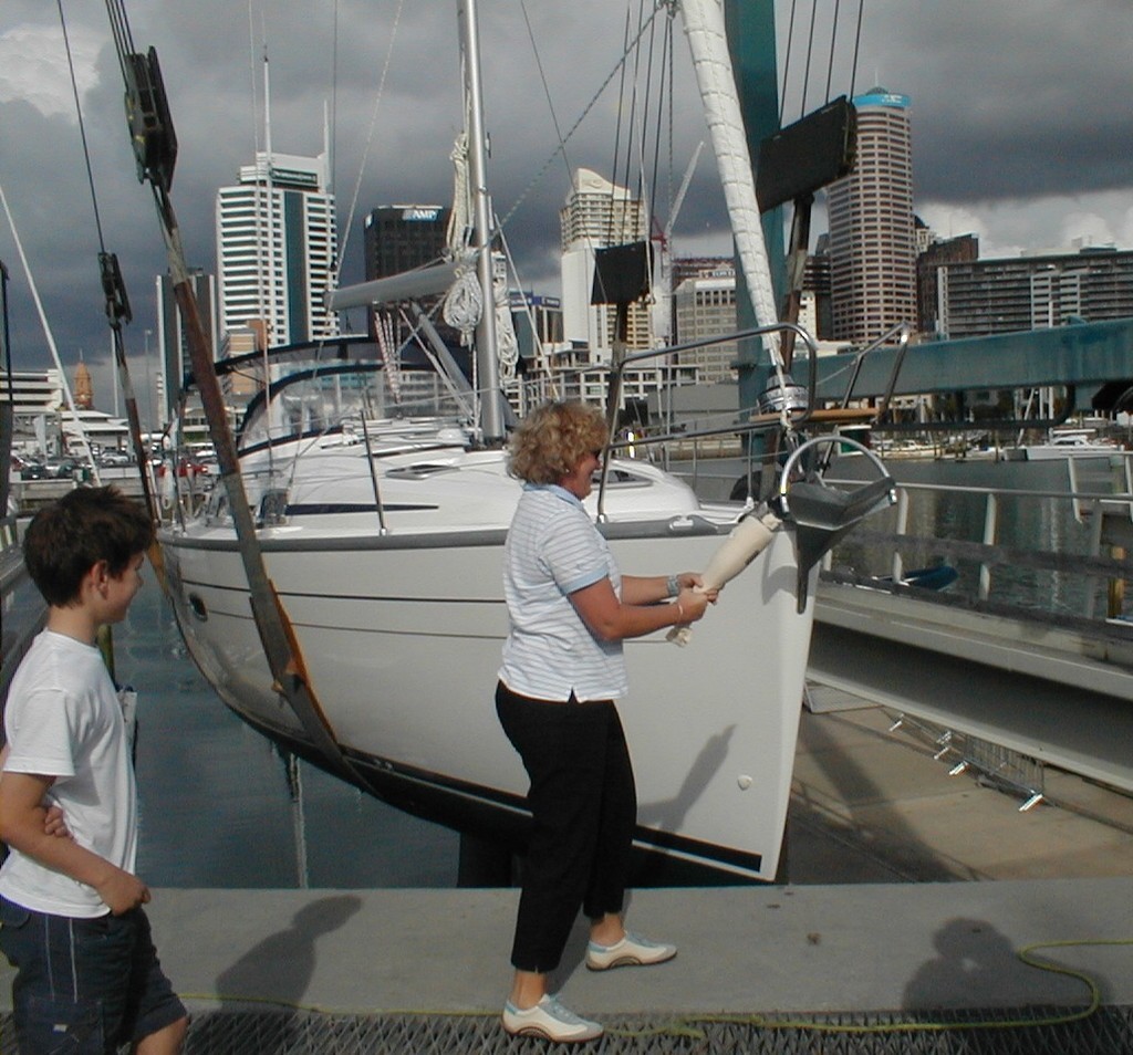 Preparing the champagne - International Marine Brokers © International Marine Brokers New Zealand www.internationalmarine.co.nz